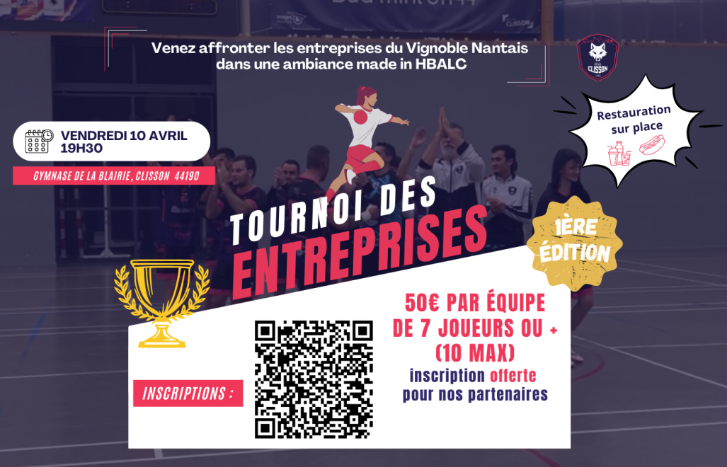 💜🤾 TOURNOI DES ENTREPRISES 🤾💜